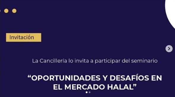 Seminario: " Oportunidades y desafíos en el Mercado Halal"