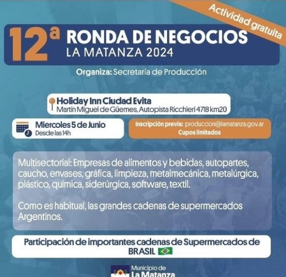 12ª Ronda de Negocios, La Matanza 2024